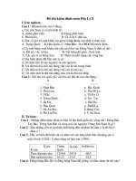 Đề kiểm định lớp 8