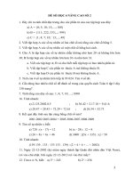 Bài tập nâng cao Số học 6 số 2