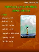 Unit 12: A vacation abroad. Listen