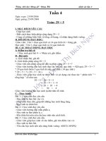 giáo án lớp 2 tuần 4