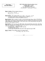 Đề thi & đáp án tuyển sinh 10 Đại trà Môn Toán 3