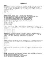 VẬT LÝ TRẮC NGHIỆM 12