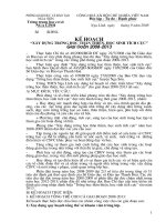 Ke hoach xay dung truong hoc than thien