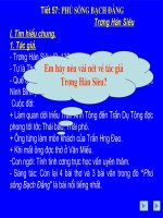 Tiết 57: Phú sông Bạch Đằng