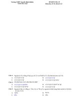 kiểm tra hóa 15'' nâng cao 10