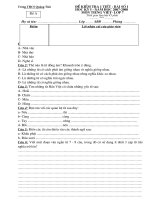 Đề kiểm tra Văn 7 (Bài số 1 Đề 3)