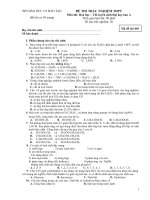 Thi thử ĐH Hóa Học 04