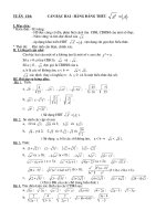 rút gọn biểu thức chứa căn bậc hai