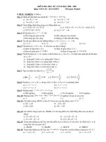 Đề THI HK - THPT Võ Giữ