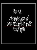 Bài 14 Các quốc gia cổ đại trên đất nước Việt Nam