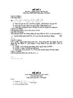 MỘT SỐ ĐỀ ÔN TẬP THI VÀO LƠP 10