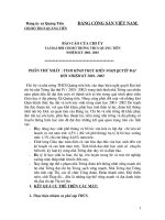 Đại hội Chi Bộ Đảng