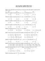 Trắc nghiệm toán 11 - PT lượng giác