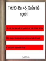 Bài 48: Quần thể người