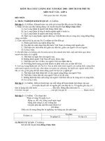 KT chất lượng Văn 6 đầu nam9