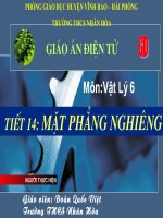 Giáo án Vật Lý 6-Tiết 14