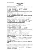 Unit14-English10 (answer key)