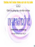 Uy-lít-xơ trở về