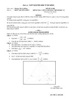 ĐỀ ĐỀ NGHỊ KT C1 HÌNH 12 ( CHUẨN & NC)