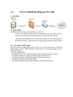 Server Publishing thông qua ISA-2K6