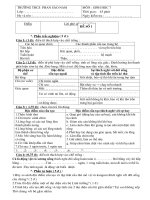 Đề thi HK II Sinh 7