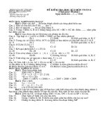 Đề kiểm tra HK1- Toán 6