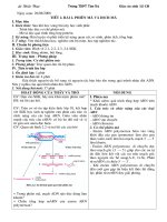 Giáo án Bài 2 Sinh 12 CB