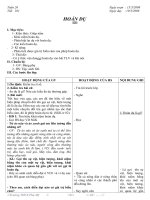 Giáo án Ngữ văn 6 tuần 26 - 3 cột