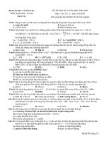 Thi HK1-12 D-Số 1- Xuân Đỉnh