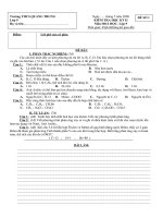 Kiểm tra Học kỳ 2