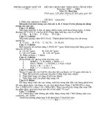 De thi HSG hoa 8 huyen que vo