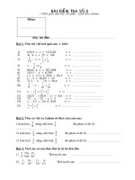 Đề kiểm tra dành cho HSG lớp 5 - Đề 8