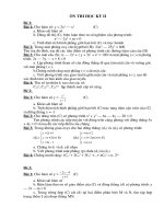 Bộ đề ôn thi TN của Trường THPT TXQT