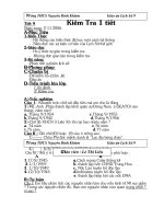 Tiết 9: Kiểm tra 1 tiết