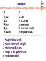 Unit 8 - Language focus