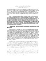 Đổi mới phương pháp giảng dạy