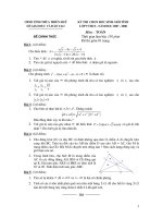 Đề thi hsg( có đáp án)