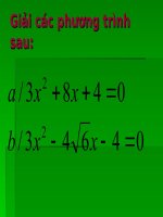 CÔNG THỨC NGHIỆM THU GỌN