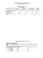 Bài kiểm tra học kỳ