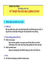 Các dụng cụ đo