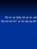 Tán sắc ánh sáng (t1)