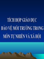 Giáo dục bảo vệ môi trường