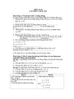 Luyen tap Phuong trinh duong thang