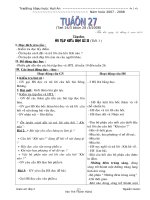 Giáo án lớp 2 Tuần 27
