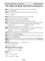 DE CUONG THI HKI MON TOAN 9 08-08