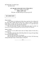 Đề thi văn HSG lớp 12 NH 07-08 của QNam