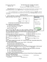 Đề thị tin học ứng dụng