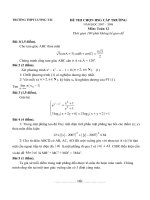 Đề thi HSG trường