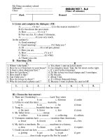 Test 45'' -English 7