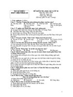 Đề thi HKI lớp 10 Môn Ngữ văn